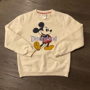 Mickey Mouse Disneyland Resort Pullover Sweatshirt Size Small